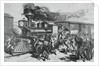 Railroad Strikers Displaying Negative Actions by Anonymous
