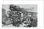 Railroad Strikers Displaying Negative Actions by Anonymous