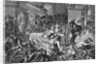 Babylonian Revellers Receiving Warning by Anonymous