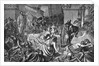 Babylonian Revellers Receiving Warning by Anonymous