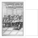 Engraving of a Traditional 18th-Century Chamber Orchestra by Anonymous