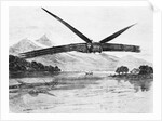 Steam Engined Airplane Flying by Anonymous
