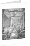 Families Lounging in Train by Anonymous