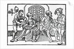 Doctor Performing Bloodletting by Anonymous