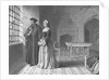 Sir Thomas More and Daughter Gazing out of Window by Anonymous