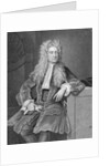 Engraved Portrait of Sir Isaac Newton by Anonymous