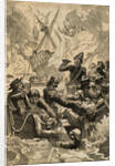 Illustration of the Battle of the Nile by Anonymous