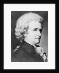 Austrian Composer Wolfgang Amadeus Mozart by Anonymous
