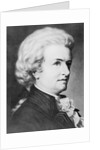 Austrian Composer Wolfgang Amadeus Mozart by Anonymous