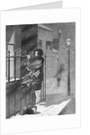 Women Peering Inside Window by Anonymous