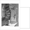 Women Peering Inside Window by Anonymous