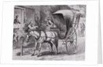 New Country Doctor Arriving in Town by Wagon by Anonymous