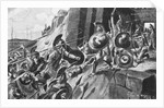 Print of the Spartans Capturing Mount Ithome by John A. Bryan
