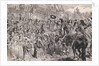Charles II on Horseback Being Greeted by Citizens