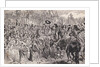Charles II on Horseback Being Greeted by Citizens