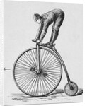 Acrobat Riding Bicycle by Anonymous