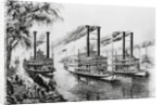 Steamboat Race by Anonymous