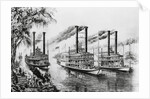 Steamboat Race by Anonymous
