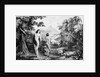 Adam and Eve in Garden of Eden by Anonymous