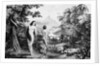 Adam and Eve in Garden of Eden by Anonymous