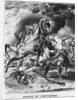 Print Depicting the Death of Tecumseh by Anonymous