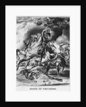 Print Depicting the Death of Tecumseh by Anonymous