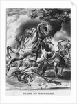 Print Depicting the Death of Tecumseh by Anonymous