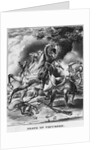 Print Depicting the Death of Tecumseh by Anonymous
