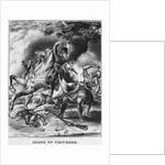 Print Depicting the Death of Tecumseh by Anonymous