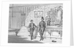 Illustration of Men in a Bar by Anonymous