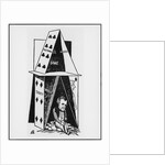 This is the House that Polk Built Editorial Cartoon by Anonymous