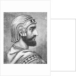 Engraving of Cyrus the Great by Corbis