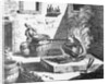 Engraving of 18th-Century Liquor Distallation by Anonymous
