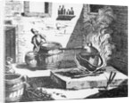 Engraving of 18th-Century Liquor Distallation by Anonymous
