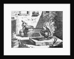 Engraving of 18th-Century Liquor Distallation by Anonymous