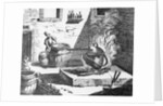Engraving of 18th-Century Liquor Distallation by Anonymous