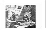 Engraving of 18th-Century Liquor Distallation by Anonymous