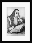 Spinoza Studying Philosophy by Anonymous