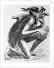 Early Illustration of Devil in a Stooping Position by Anonymous