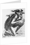 Early Illustration of Devil in a Stooping Position by Anonymous