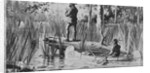 Illustration of Joseph Nicholas Nicollet Exploring Lake Itasca by Anonymous