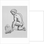Illustration of Descartes' Theory of Nerves Transmitting Stimulus to the Brain by Anonymous