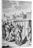 Engraving of Romans Looking at Law Tablets by Anonymous