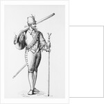 Portrait of Soldier Holding Arquebus by Anonymous