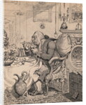 Illustration of King George III Dining with His Queen by Anonymous