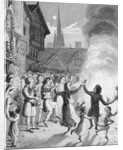 Townspeople Dancing Together by Anonymous