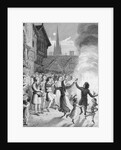 Townspeople Dancing Together by Anonymous