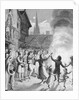 Townspeople Dancing Together by Anonymous