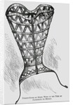 Illustration of a 16th-Century Steel Corset by Anonymous