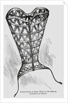 Illustration of a 16th-Century Steel Corset by Anonymous